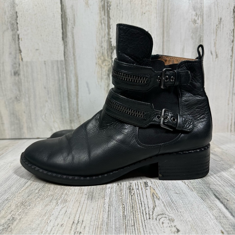 Gentle Souls Black Ankle Boots